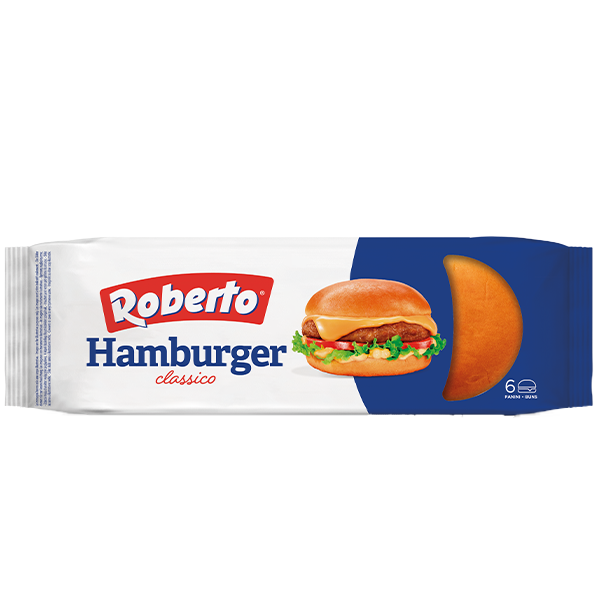 Roberto Hamburger classico 300 gr. (4 panini)