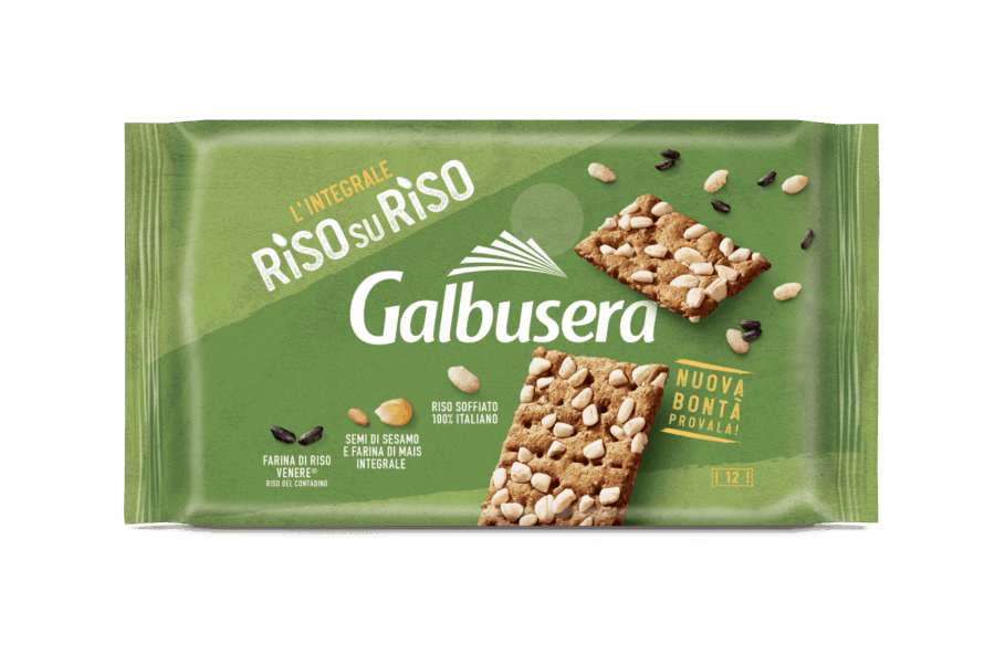 Galbusera RisosuRiso Crackers Integrali 380 gr.