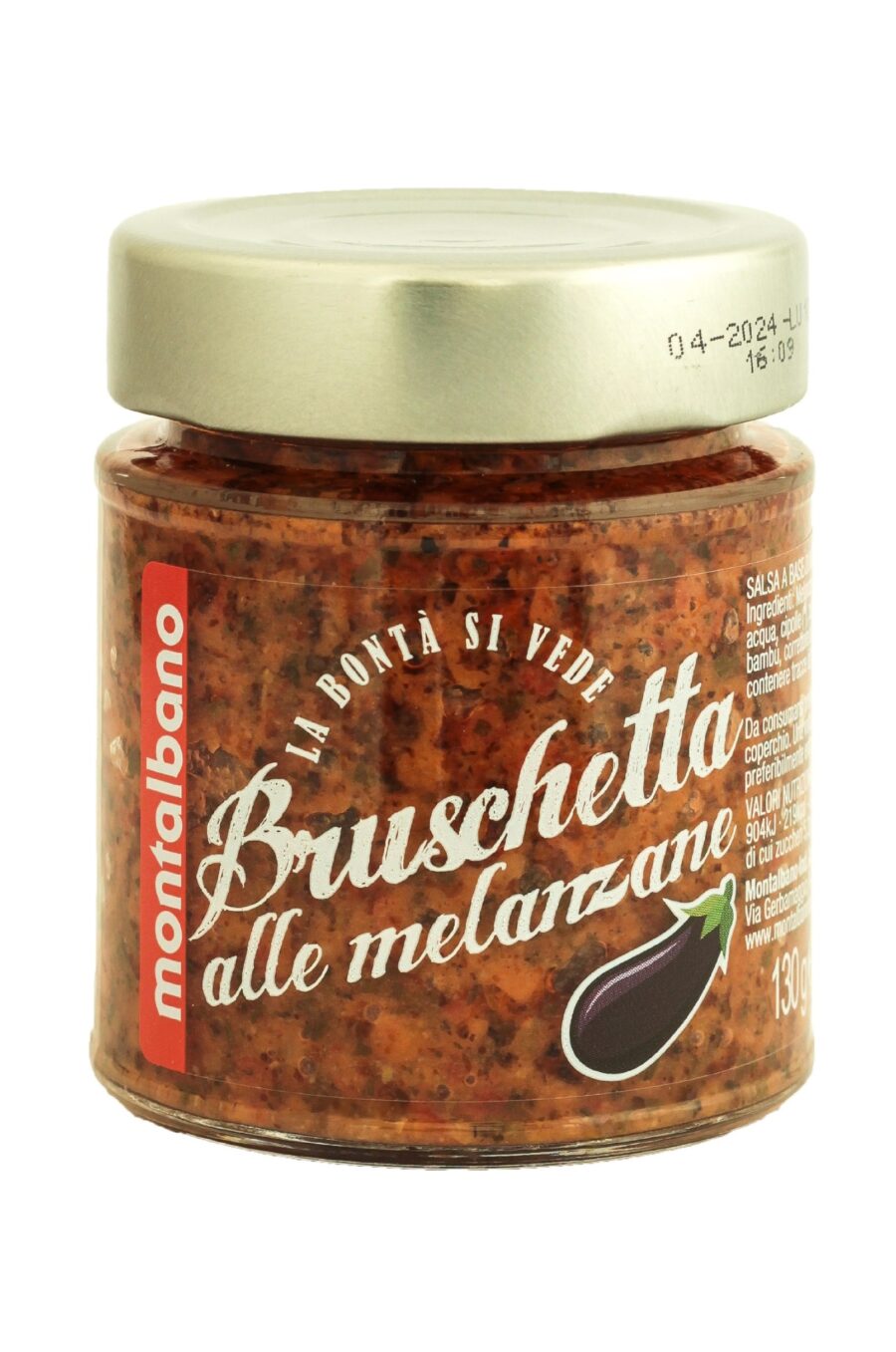 Montalbano Bruschetta alle melanzane 156 ml.