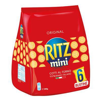 Ritz Mini Crackers salati multipack 240 gr. (6 bustine)