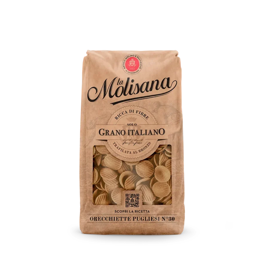 La Molisana Orecchiette Pugliesi Integrali n°30 500 Gr