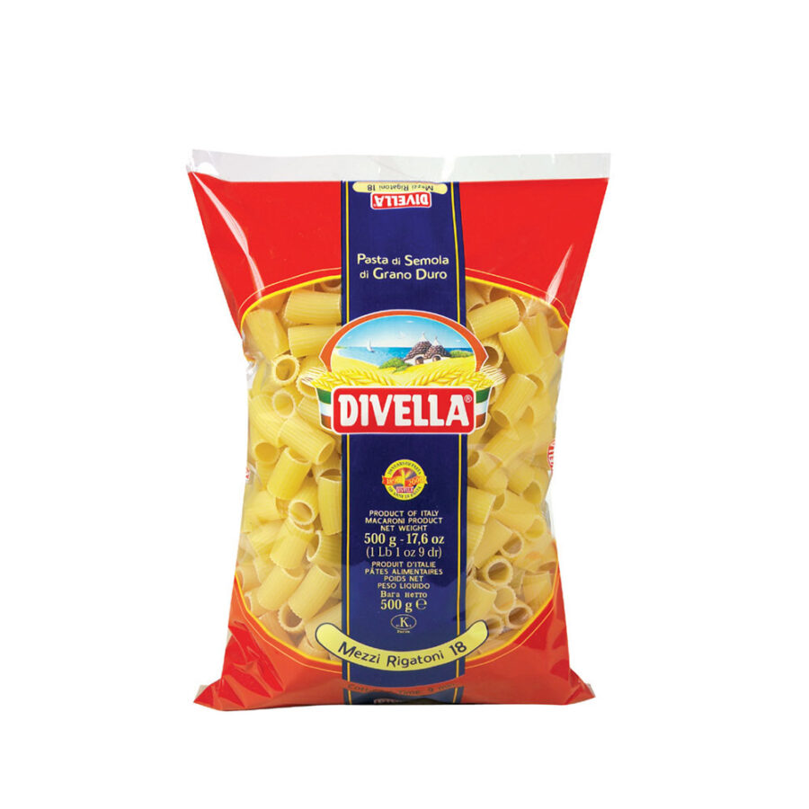 Divella Mezzi Rigatoni 500 Gr
