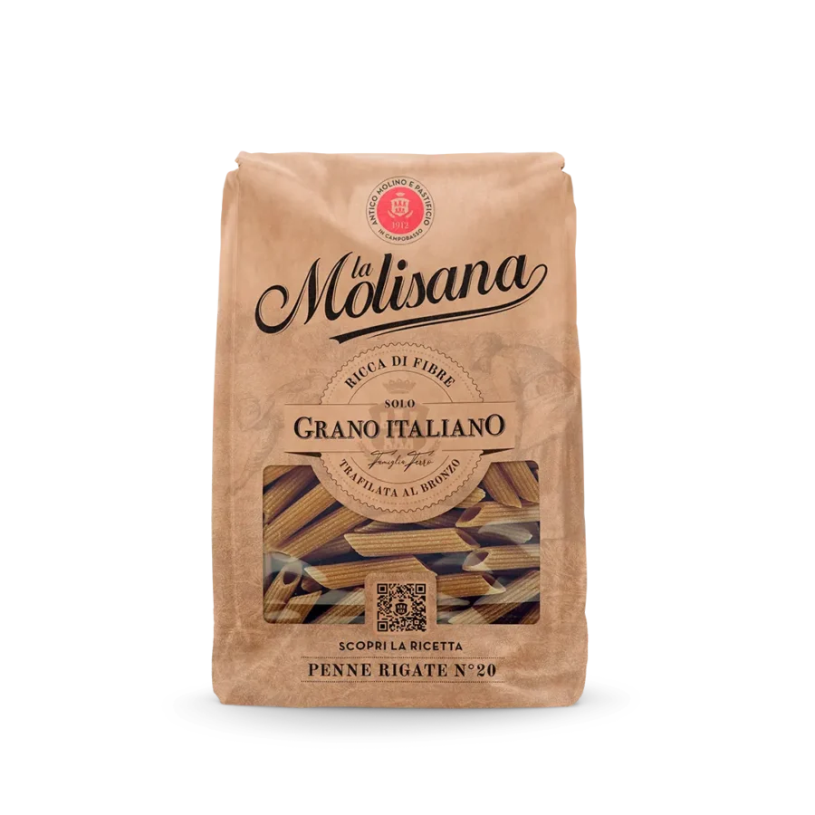 La Molisana Penne Rigate Integrali n°20 500 Gr