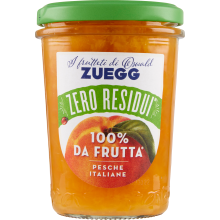 Zuegg Confettura "Zero residui 100% da frutta" Pesche italiane 230 gr.
