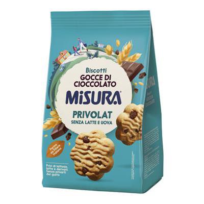 Misura Privolat Frollini Con Gocce di Cioccolato 290 gr.