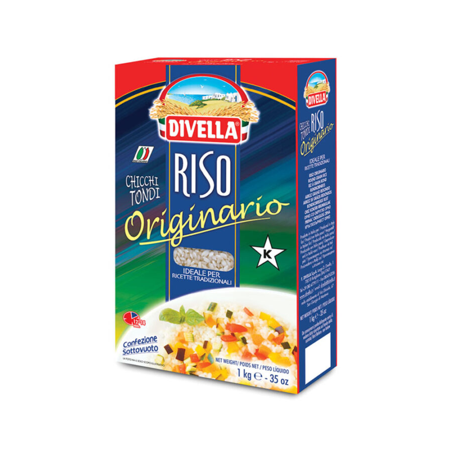 Divella Riso Chicchi Tondi Originario 1 Kg