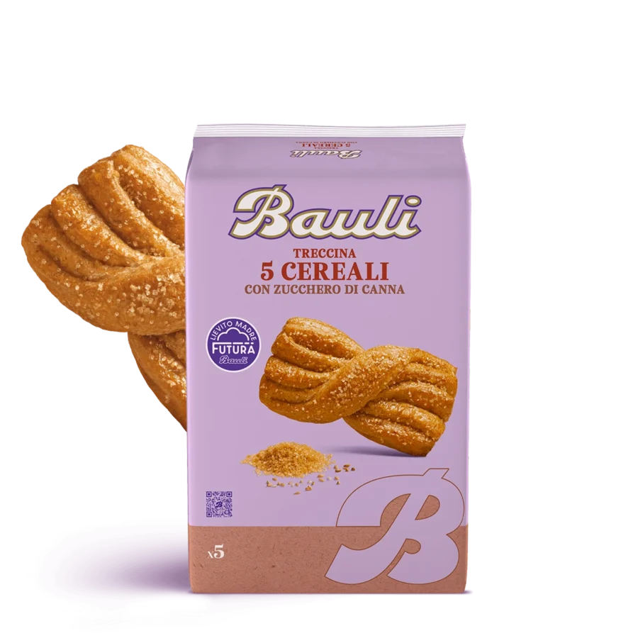 Bauli Treccia ai 5 Cereali 210 gr. (5 pezzi)