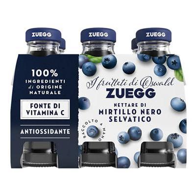 Zuegg Nettare di mirtillo nero selvatico 125 ml x 6