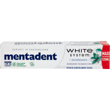 Mentadent Dentifricio White System Bicarbonato 125 Ml