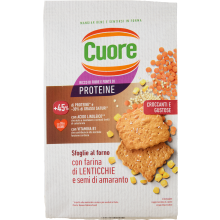 Cuore Sfoglie al Forno Con Farina di Lenticchie e Semi di Amaranto 170 Gr