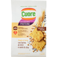 Cuore Sfoglie Cotte al Forno Con Farina di Ceci e Semi di Chia 170 Gr