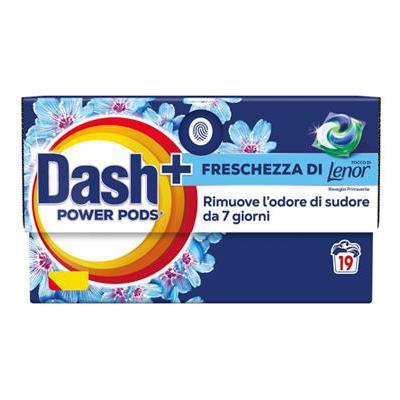 Dash Power Pods Risveglio Primaverile +Freschezza Tocco di Lenor 19 Lavaggi