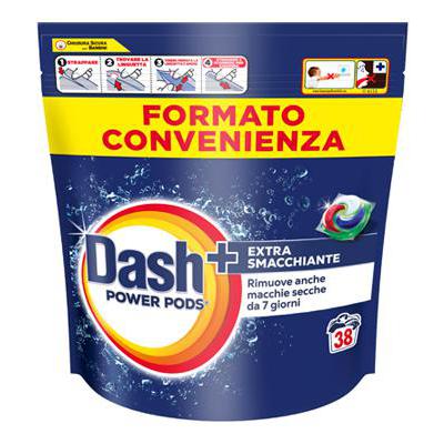 Dash Detersivo Power Pods Extra Smacchiante 38 Lavaggi