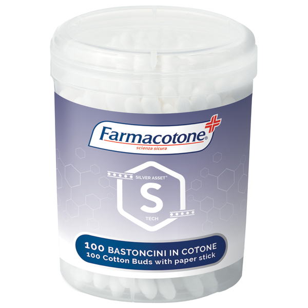 Farmacotone Bastoncini in Cotone 100 Pezzi