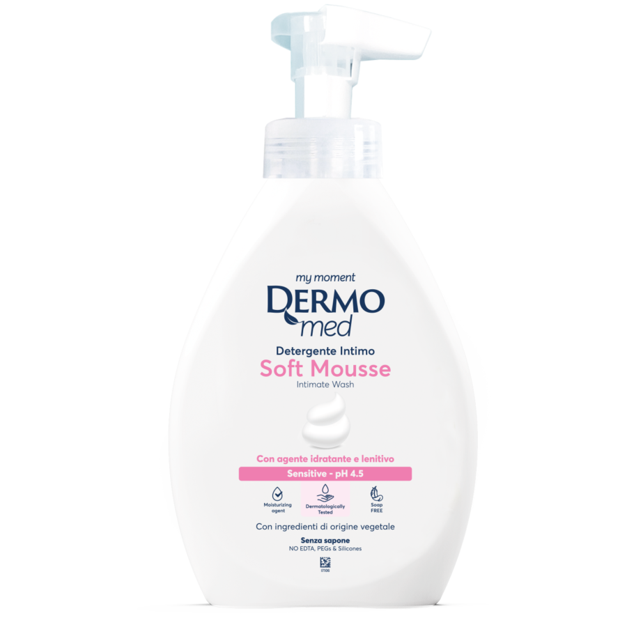 Dermomed Detergente Intimo Soft Mousse Sensitive 600 Ml