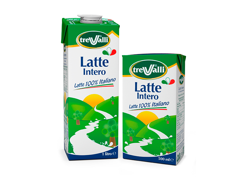 TreValli Latte intero UHT 1 lt.