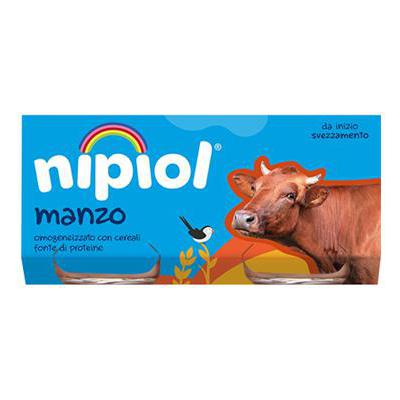 Nipiol Omogeneizzato Manzo 80 gr. x 2