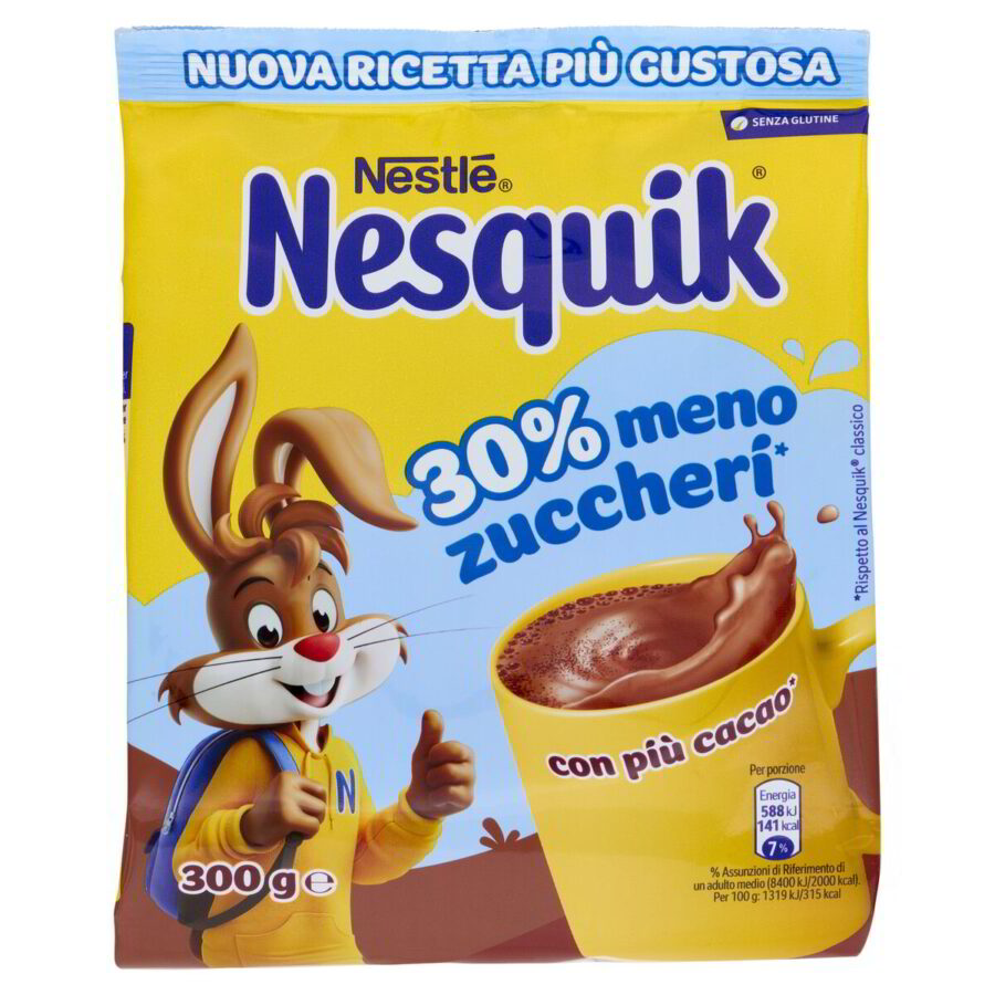 Nestlè Nesquik 30% meno di Zuccheri con + Cacao solubile 300 gr.