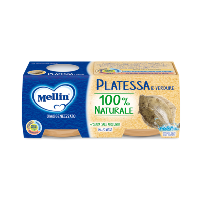Mellin Omogeneizzato Platessa 80 gr. x 2