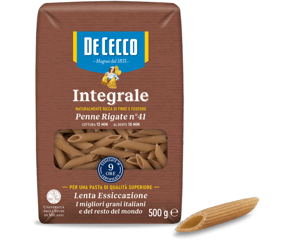 De Cecco Penne Rigate Integrali n°41 500 Gr