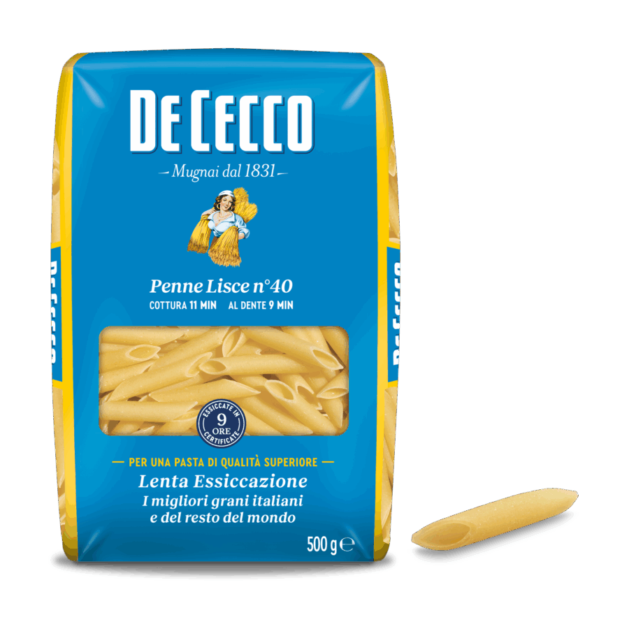 De Cecco Penne Lisce n°40 500 Gr