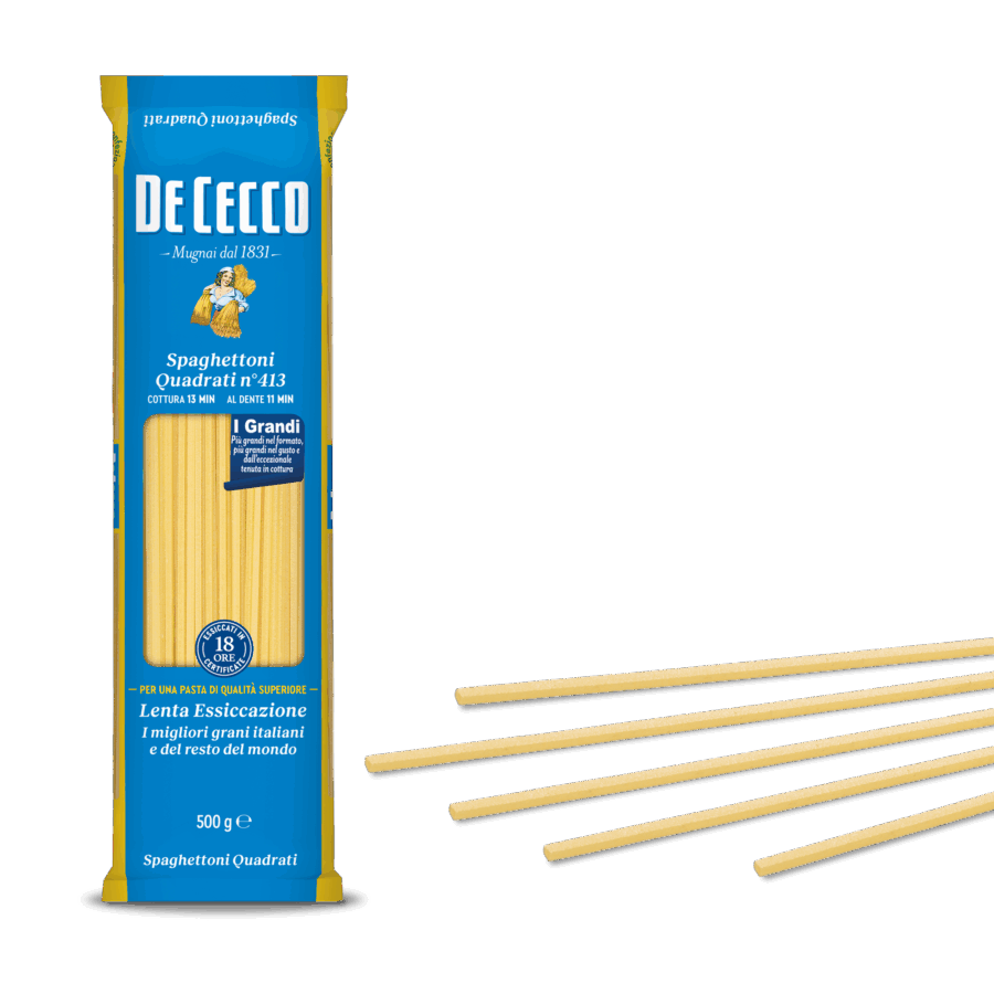 De Cecco Spaghettoni Quadrati n°413 500 Gr
