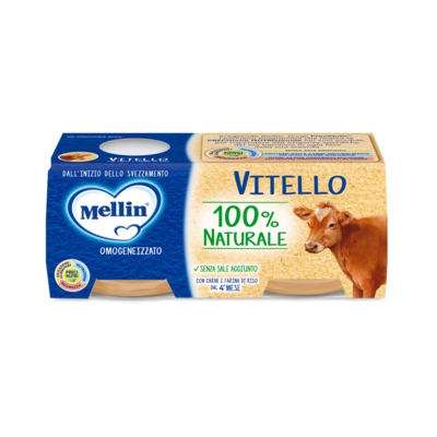 Mellin Omogeneizzato Vitello 80 gr. x 2