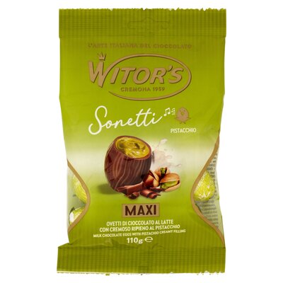 Witor's Maxi Ovetti Latte e Pistacchio "Sonetti" 110 gr.