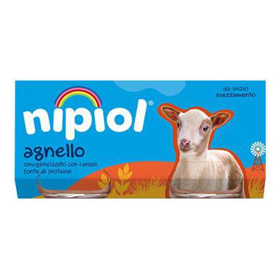 Nipiol Omogeneizzato Agnello 80 gr. x 2