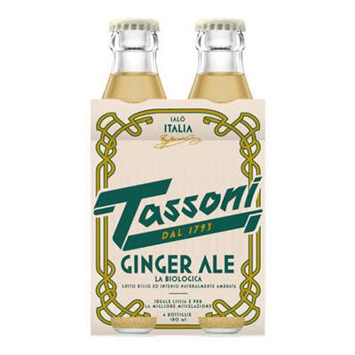 Tassoni Ginger Ale La Biologica 18 cl x 4