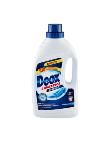 Deox Detersivo Lavatrice Classico 21 Lavaggi