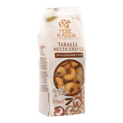 Fiore di Puglia Taralli Multicereali  225 gr.