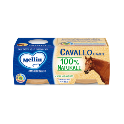 Mellin Omogeneizzato Cavallo 80 gr. x 2