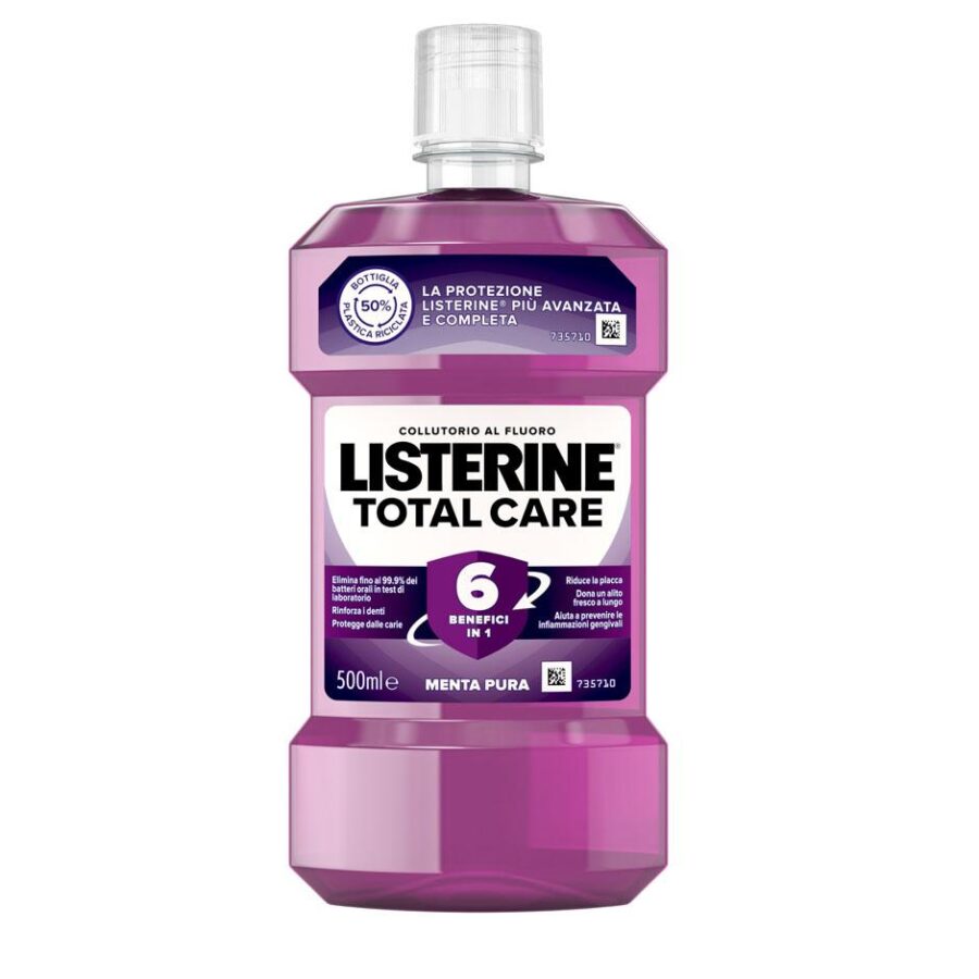 Listerine Collutorio Total Care Menta Pura 500 Ml