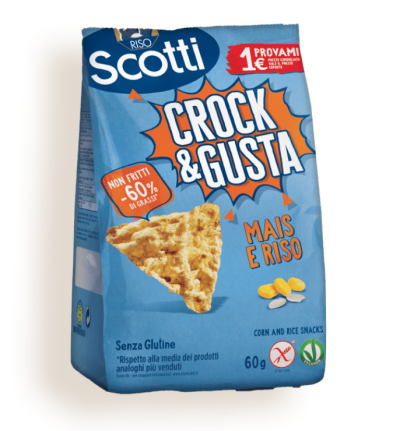 Scotti Crock & Gusta  Mais e Riso 60 gr