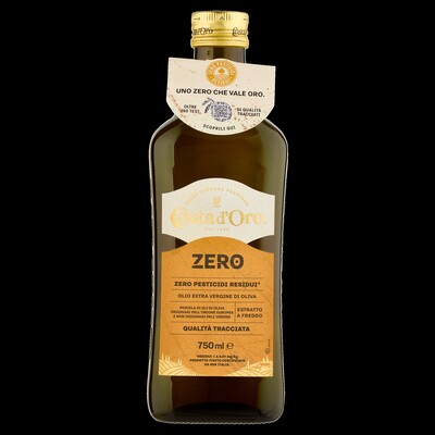 Costa D'Oro Olio extra vergine di oliva Zero Pesticidi 75 cl