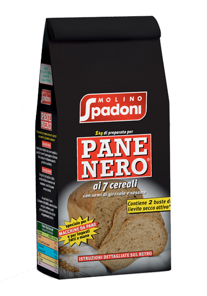 Molino Spadoni Farina Pane Nero 7 Cereali 1 Kg