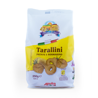 I Racconti del Grano Tarallini Patate e Rosmarino 250 gr.