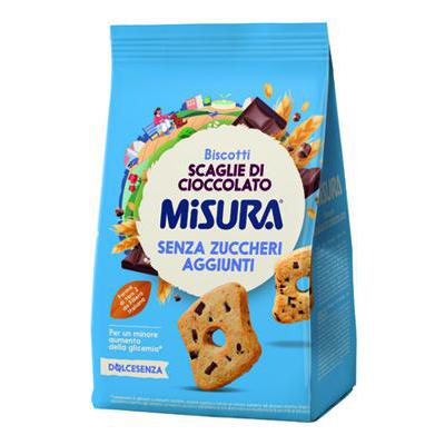 Misura Frollino dolce con scaglie di Cioccolato  290 gr.