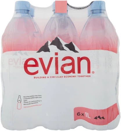 Evian Acqua Naturale Pet 6x1Lt