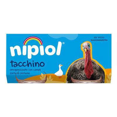 Nipiol Omogeneizzato Tacchino 80 gr. x 2