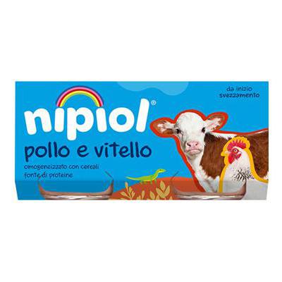 Nipiol Omogeneizzato Pollo e Vitello 80 gr. x 2