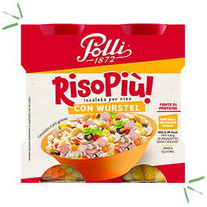 Polli Risopiù Insalata per Riso con Wurstel 300 gr. x 2