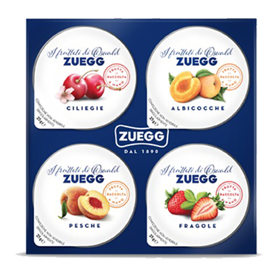 Zuegg Confettura assortita 25 gr. x 4