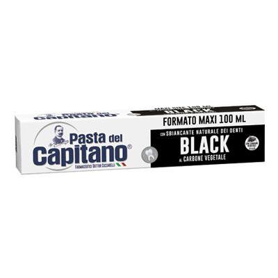 Pasta del Capitano Dentifricio Black Carbone Vegetale Attivo 100 Ml