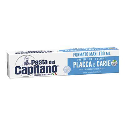 Pasta del Capitano Dentifricio Placca e Carie 100 Ml