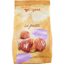 Vergani Marrons Glacès in Pezzi 200 Gr