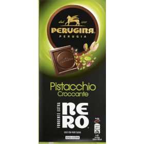 Perugina Fondente Extra Nero Tavoletta Pistacchio Croccante 85 Gr
