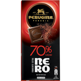 Perugina Fondente Extra Nero 70% Tavoletta 85 Gr