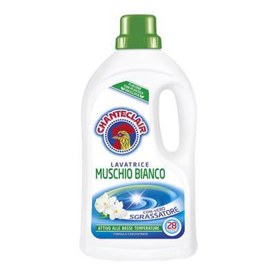 Chanteclair Detersivo Liquido Lavatrice Muschio Bianco 28 Lavaggi